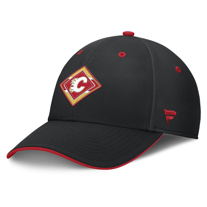Flames Fanatics AP25 Rink 5 Diamond Logo Stretch Cap