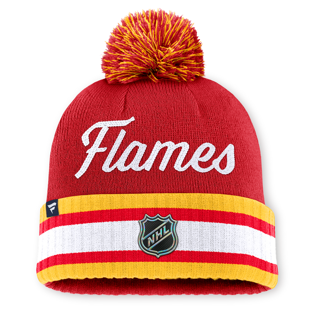 Flames Fanatics Draft Pom Knit Toque