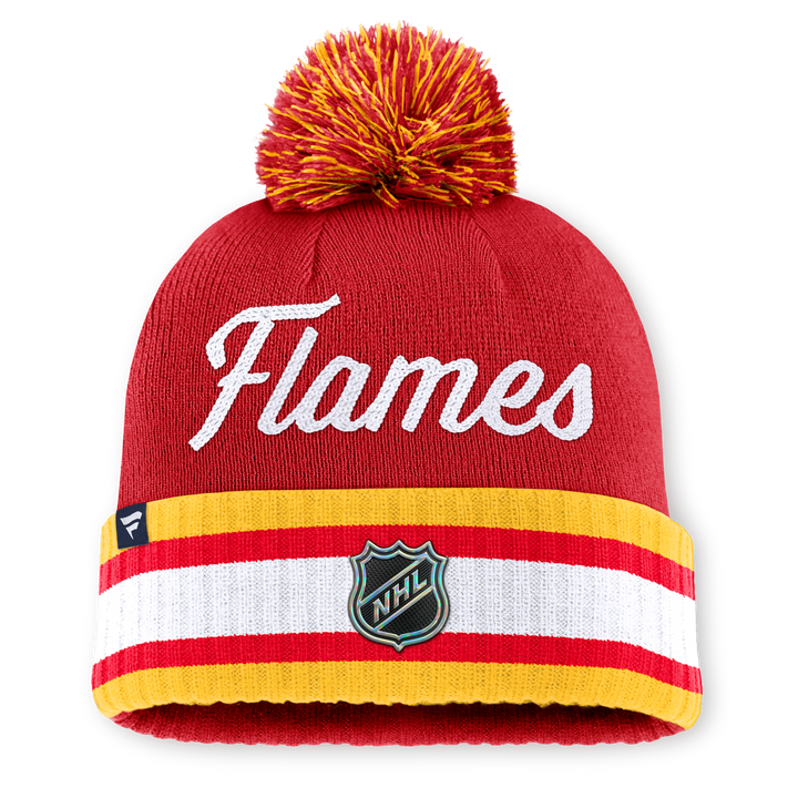Flames Fanatics Draft Pom Knit Toque
