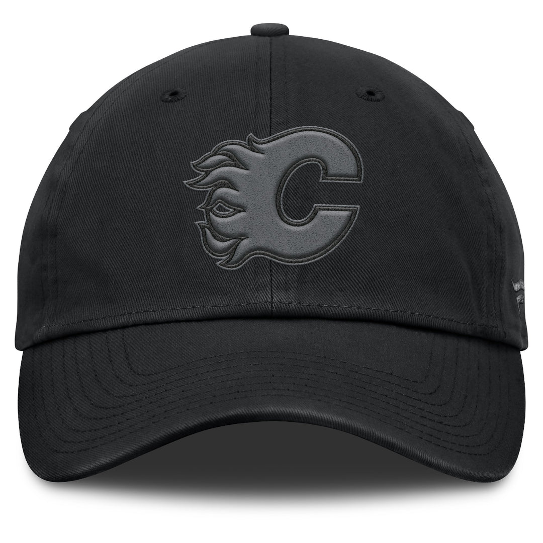 Flames Fanatics Cotton Unstructured Black Cap