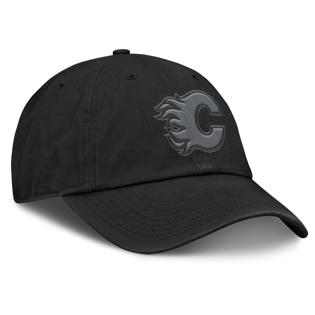 Flames Fanatics Cotton Unstructured Black Cap