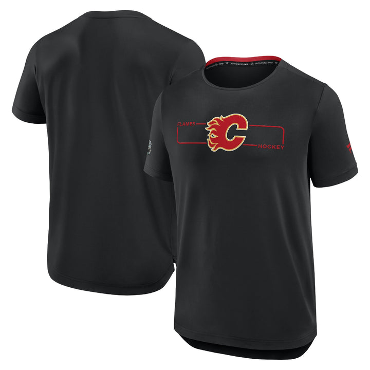 Tee AP26 Rink Tech SS Blk - front and back