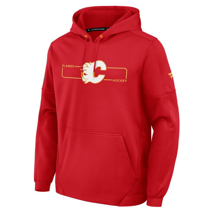 Flames AP26 Rink Poly Fleece Hoodie Red