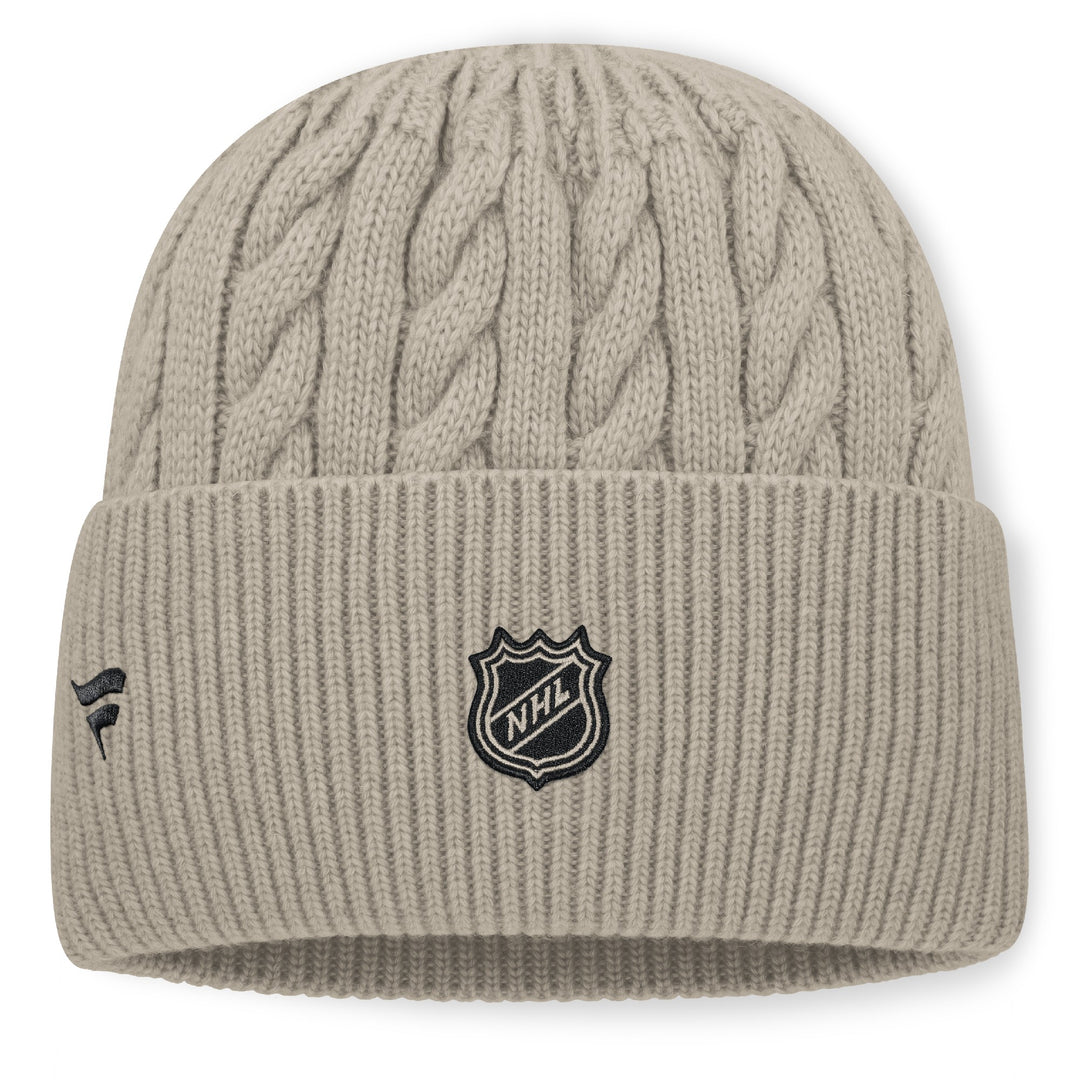 Flames AP26 Oversized Cuffed Beanie Fossil Knit