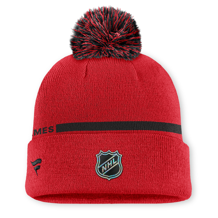 Flames Fanatics Alt 2 Pom Knit Beanie