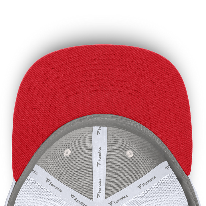 Flames Fan Reveal Logo Cotton Unstr Adj Cap