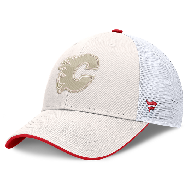 Flames Fan Reveal Logo Cotton Unstr Adj Cap