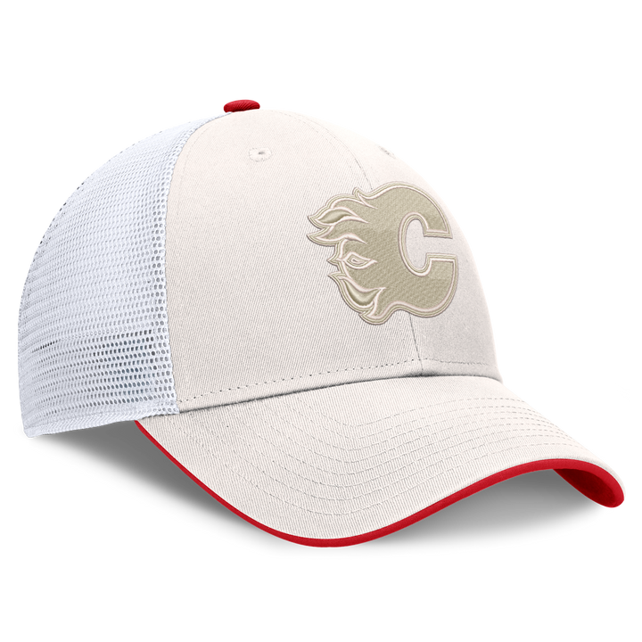Flames Fan Reveal Logo Cotton Unstr Adj Cap