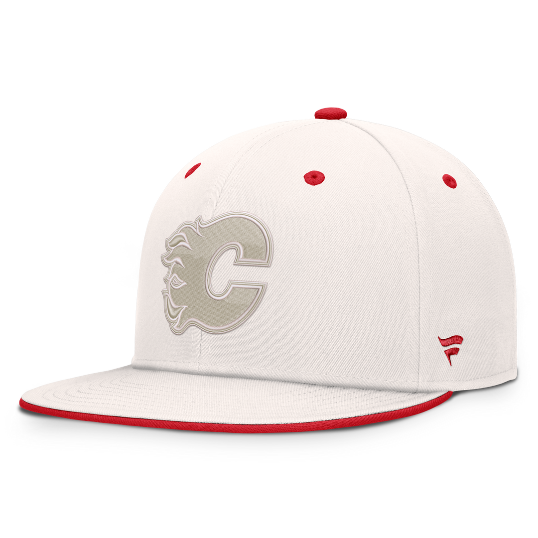 Flames Fan Lodge Logo Adj Flatbrim Cap