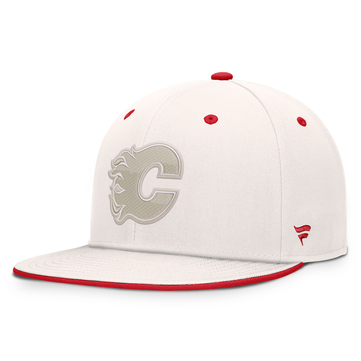 Flames Fan Lodge Logo Adj Flatbrim Cap