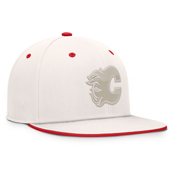 Flames Fan Lodge Logo Adj Flatbrim Cap
