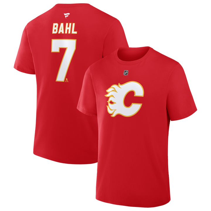 Flames Fanatics Home Bahl Player T