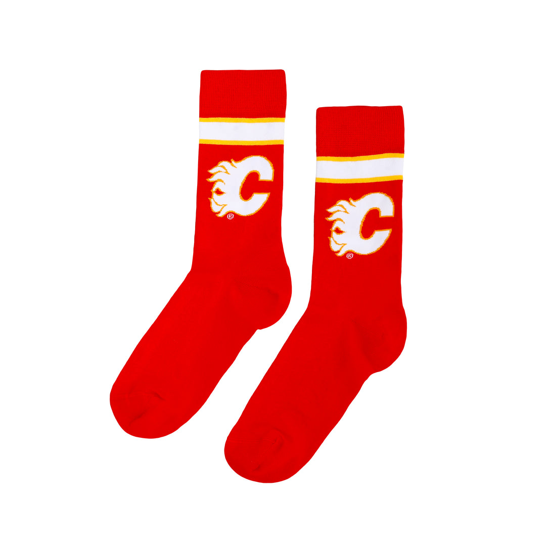 Flames Retro Logo Socks