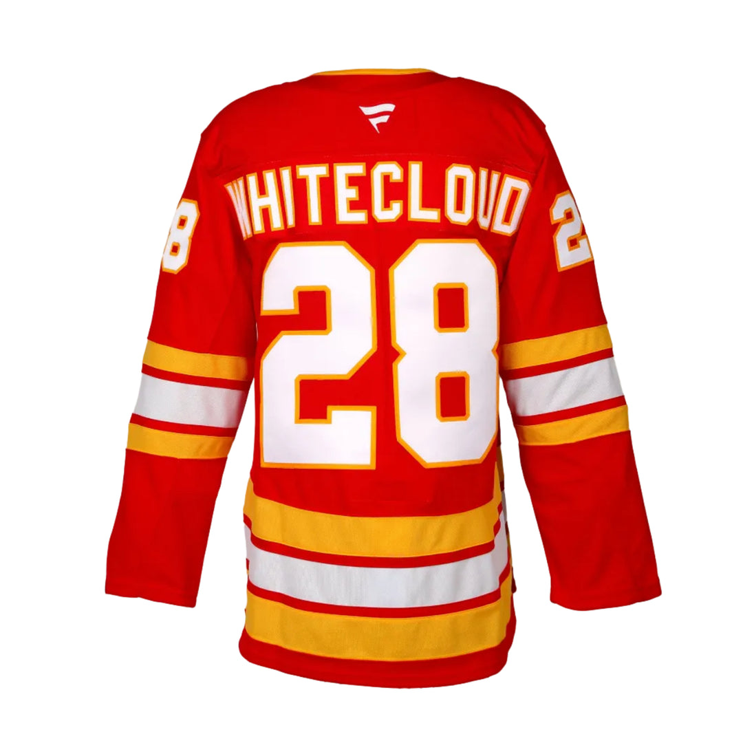 Flames Fanatics Whitecloud Home Jersey