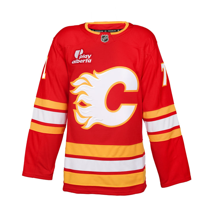 Flames Fanatics Nemec Home Jersey