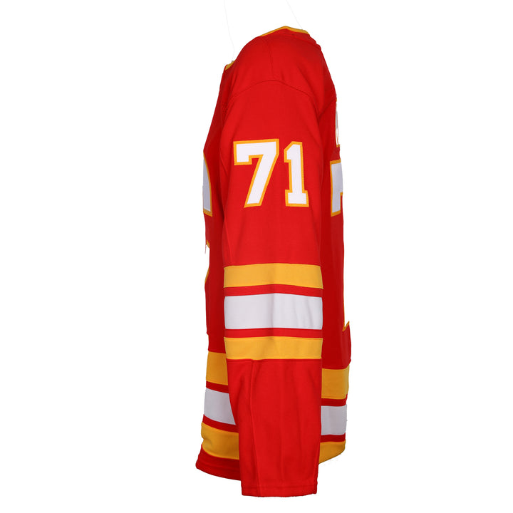 Flames Fanatics Nemec Home Jersey