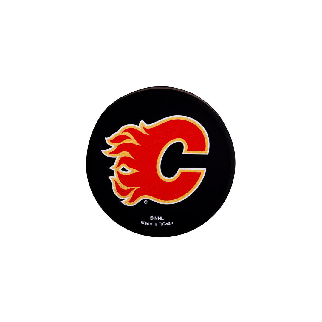 Flames Stress Puck