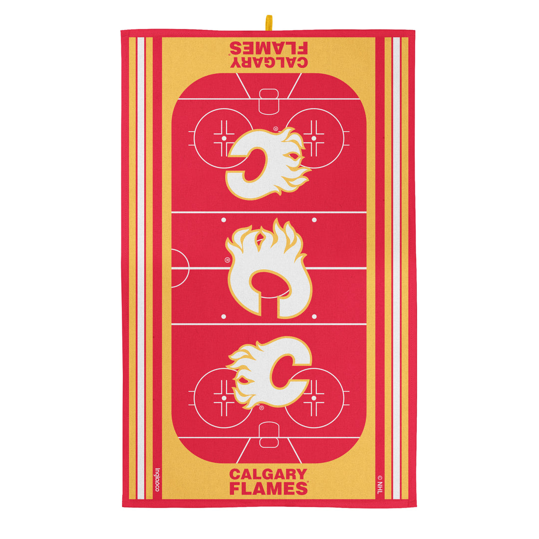 Flames Tea Towel & Pot Holder Set