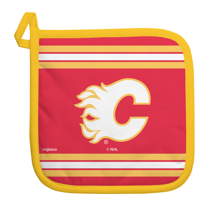 Flames Tea Towel & Pot Holder Set