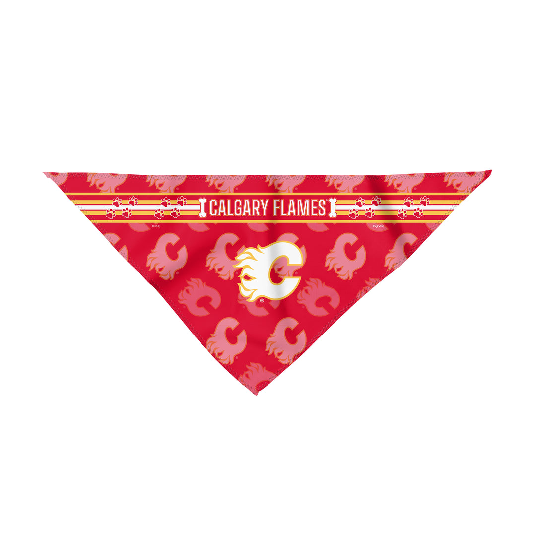 Flames Pet Bandana Red