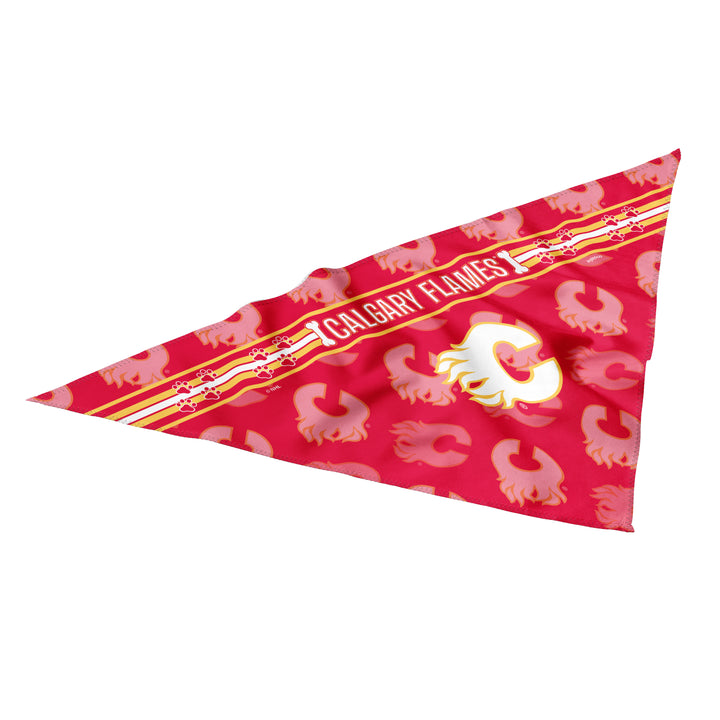 Flames Pet Bandana Red