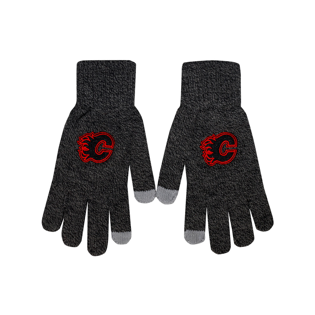 Flames Knit Gloves