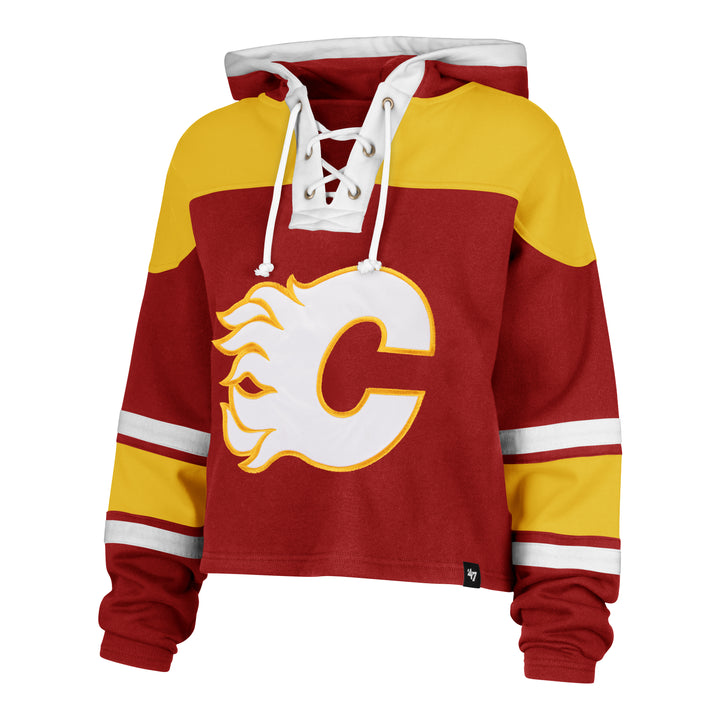 Flames Ladies '47 Cropped Superior Lacer Hoodie