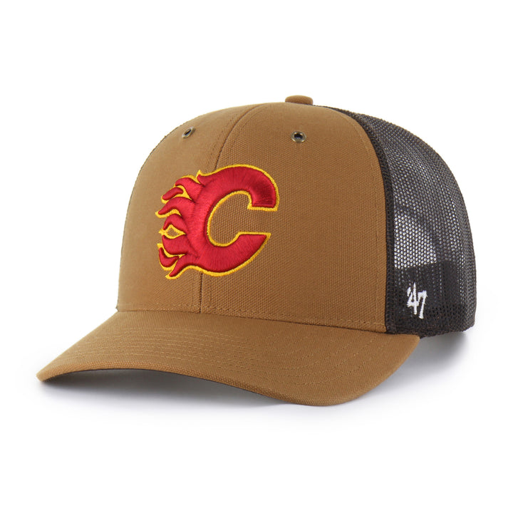 Flames Carhartt '47 Brown Trucker