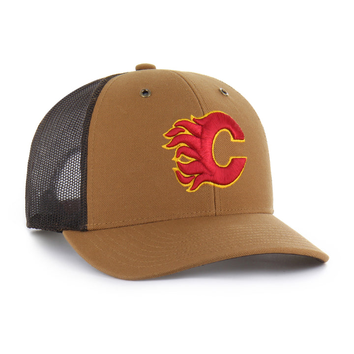 Flames Carhartt '47 Brown Trucker