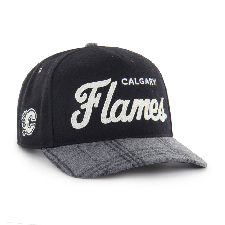 Flames '47 Windowpane Plaid Script Hitch Cap