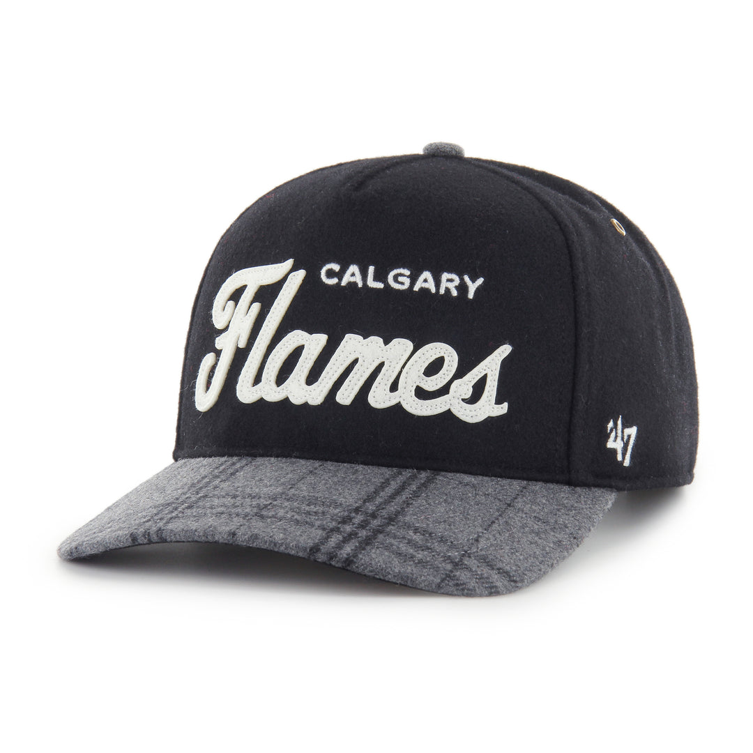 Flames '47 Windowpane Plaid Script Hitch Cap
