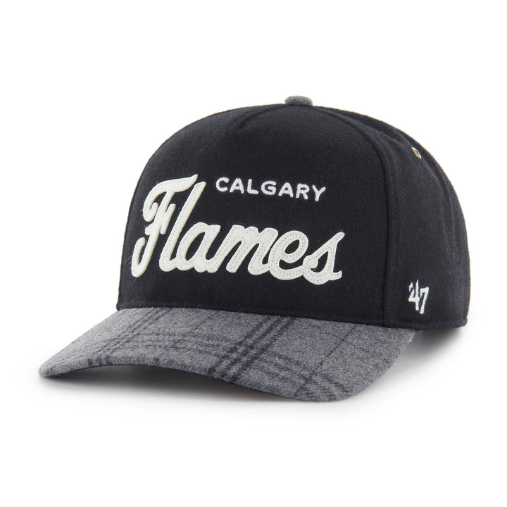 Flames '47 Windowpane Plaid Script Hitch Cap