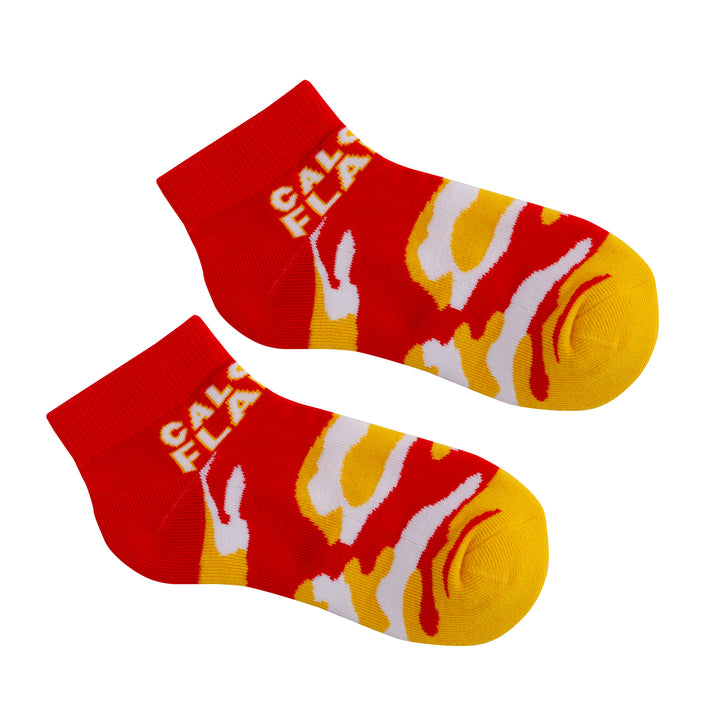 Flames Youth Camo Boom 3 Pack Socks