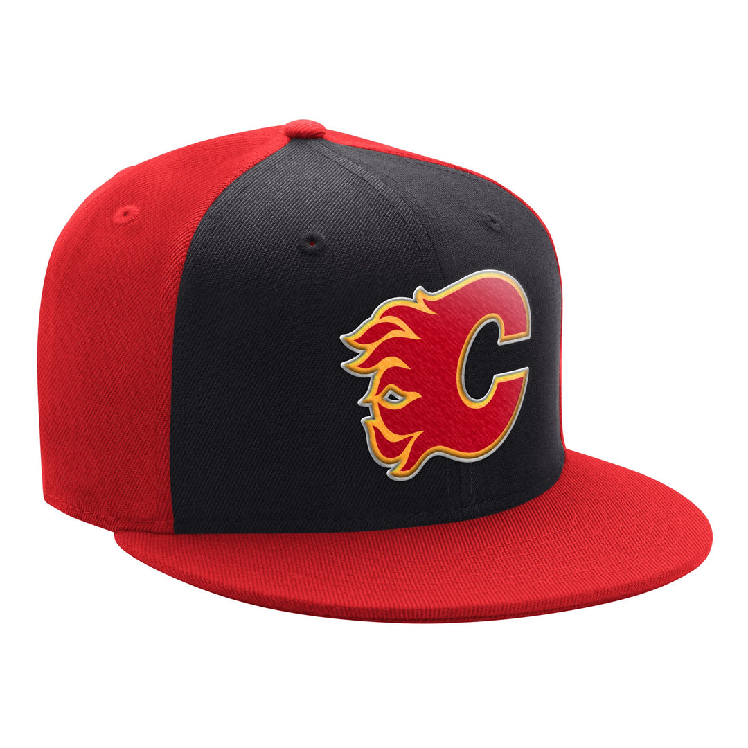 Flames Starter Wool Snapback Cap