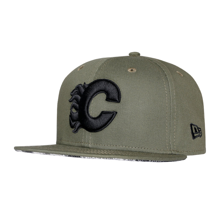 Flames New Era Moss Fall Frenzy 9Fifty Cap