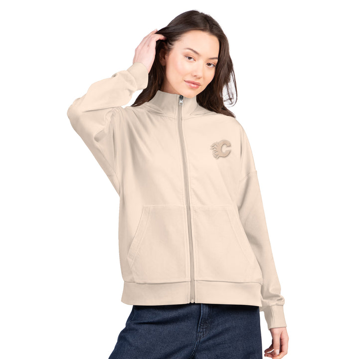 Flames Ladies GIII Rookie Fullzip Hoodie