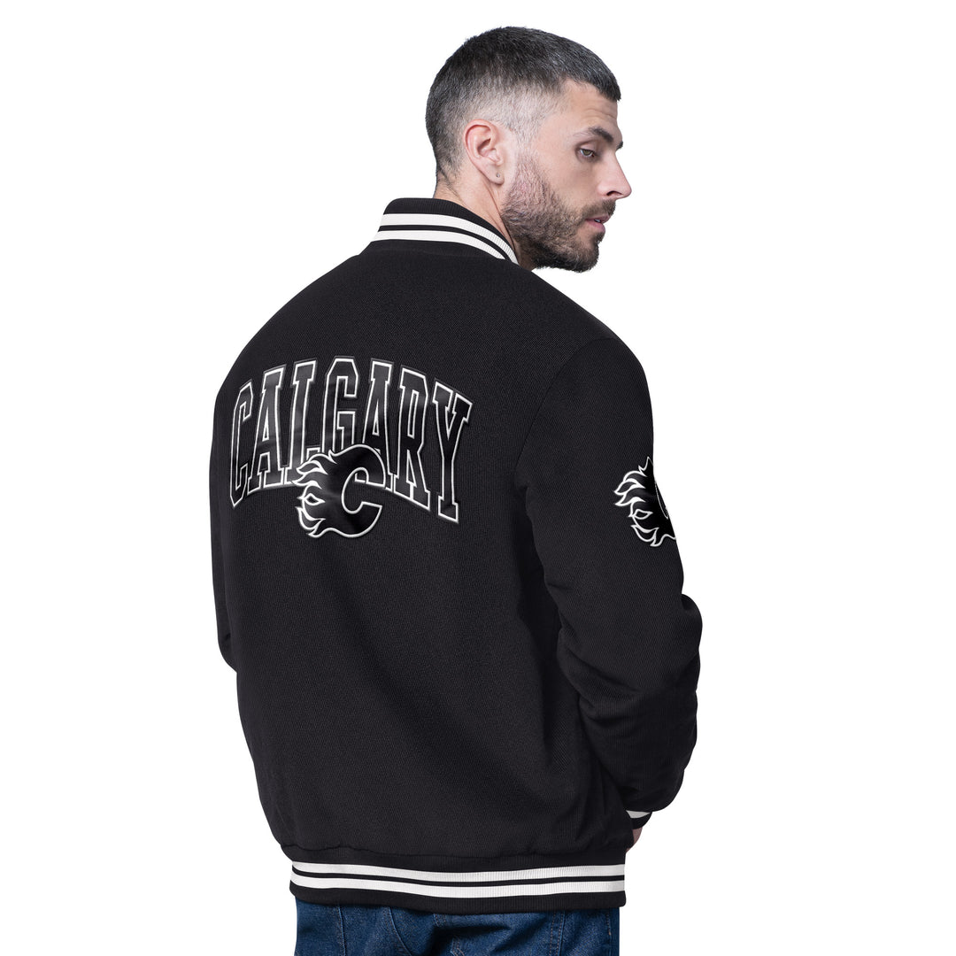 Flames Starter Blackout Varsity Jacket