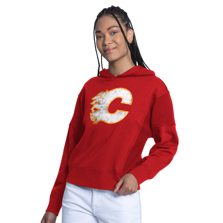 Flames Ladies Top Tier Hoodie