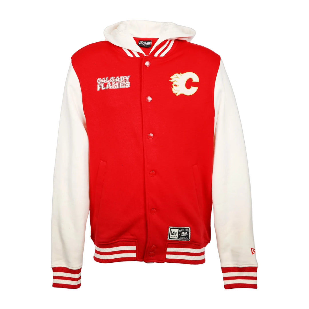 Flames NE Hooded Snapfront Jacket