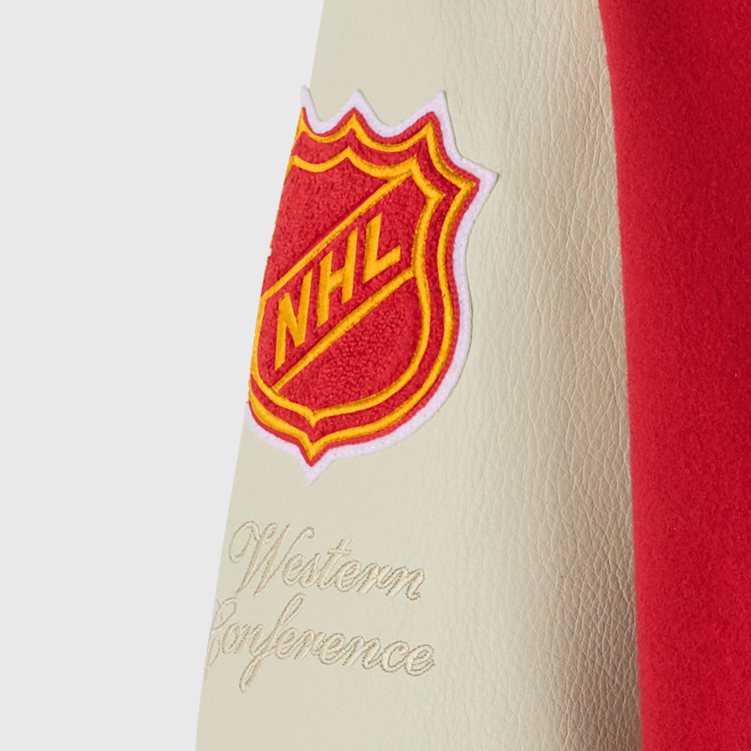 Flames OVO x NHL Varsity Jacket