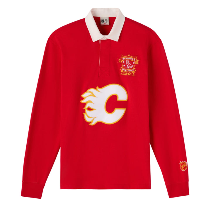 Flames OVO x NHL Rugby Polo