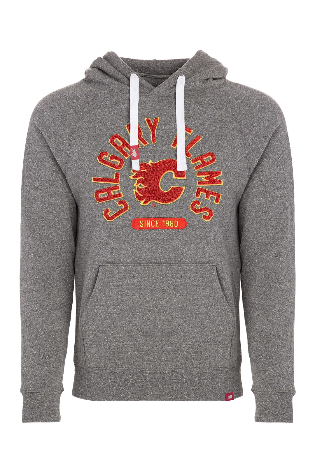 Flames Sportiqe Athos Olsen Fleece Pullover Hoodie Grey