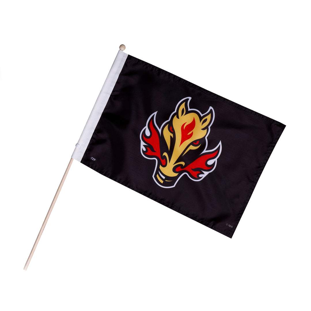 Flames Mini Blasty Logo Flag