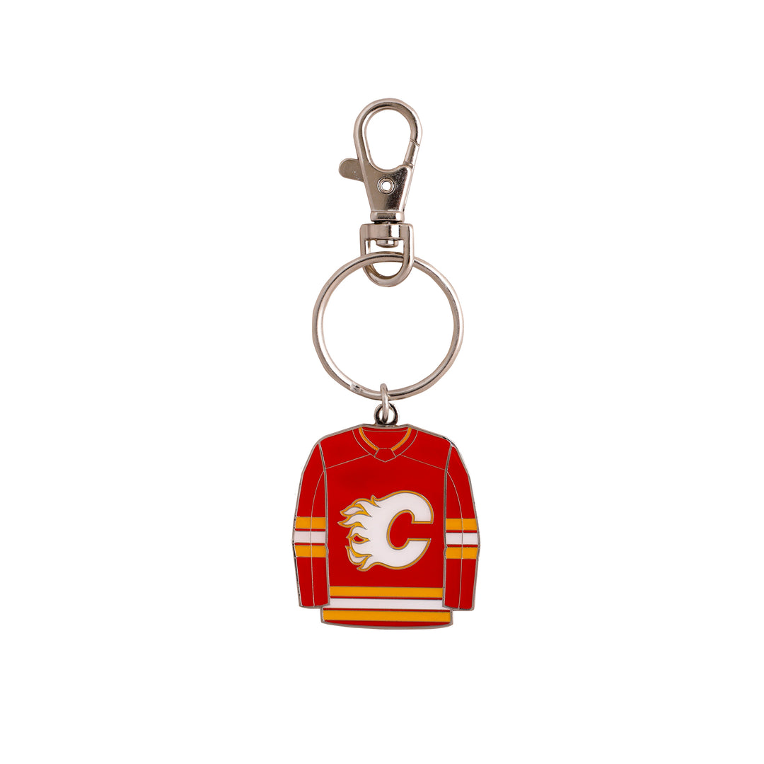 Flames Retro Home Jersey Keychain
