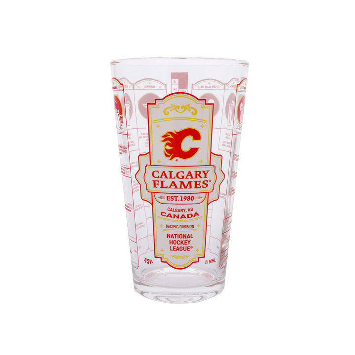 Flames 4 Pack Bartender Shot & Mixing Glass Set