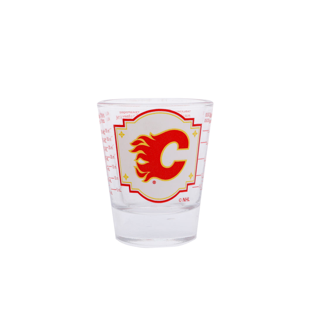 Flames 4 Pack Bartender Shot & Mixing Glass Set