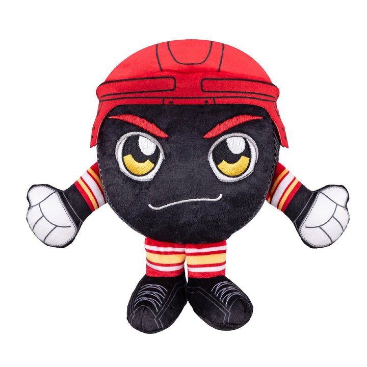 Flames Plush 8" Hockey Puck Chibi