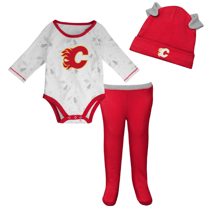 Flames Newborn 3pc Dream Team Pant Set