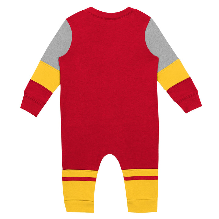 Flames Infant Fierce Goalie Long Sleeve Coverall