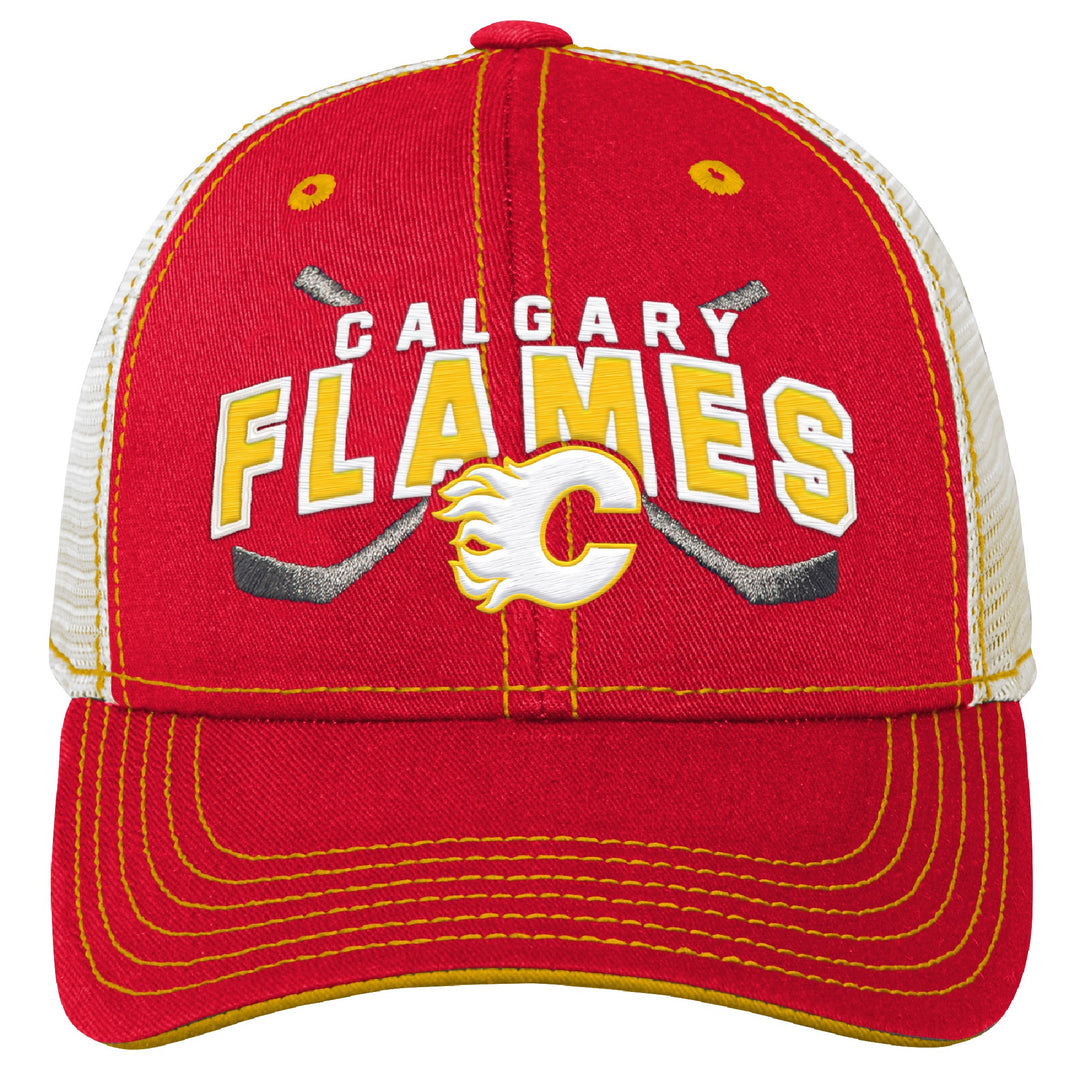 Flames Kids Lockup Meshback Cap